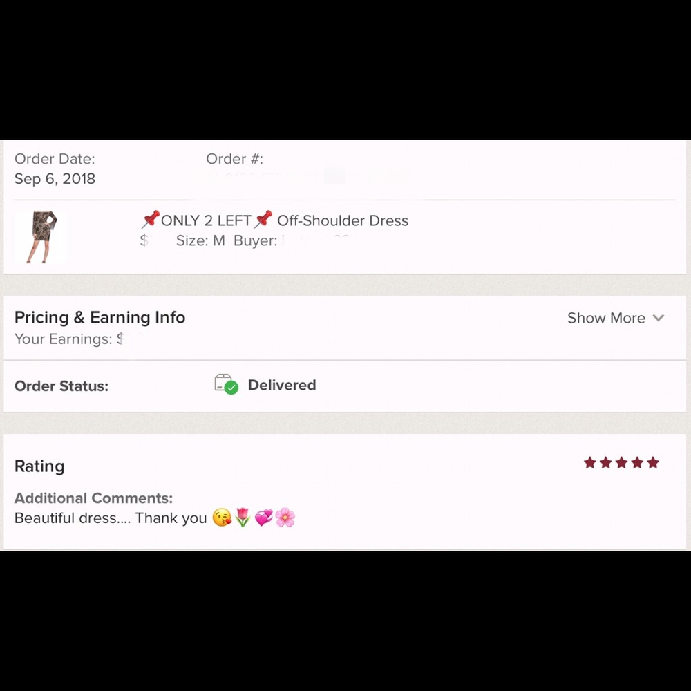 Off-Shoulder Dress - Picture 8 of 8